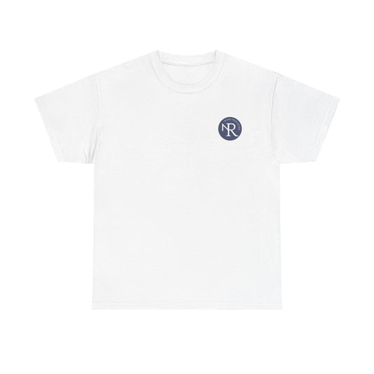 NR Circle Logo T‑Shirt — Minimalist Monogram Tee