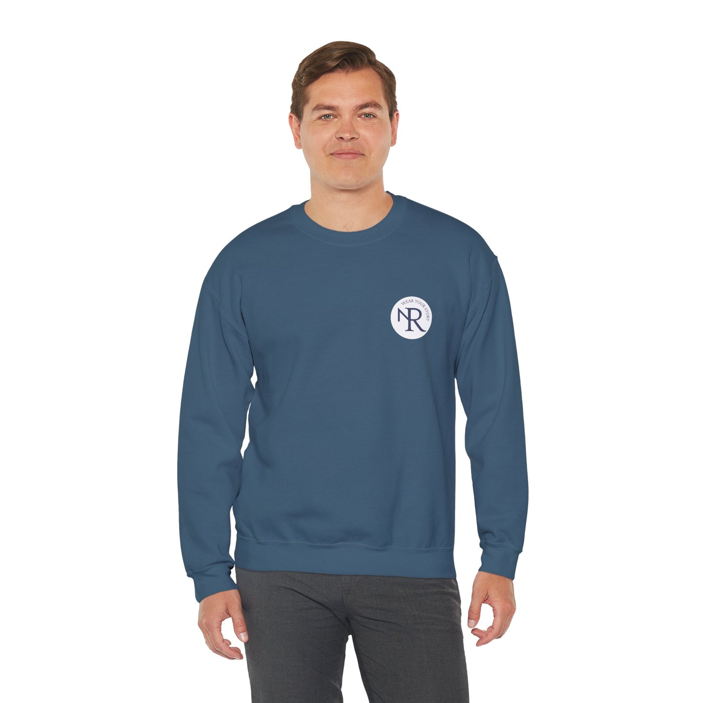 NR Crewneck Sweatshirt — Minimalist Monogram Pullover